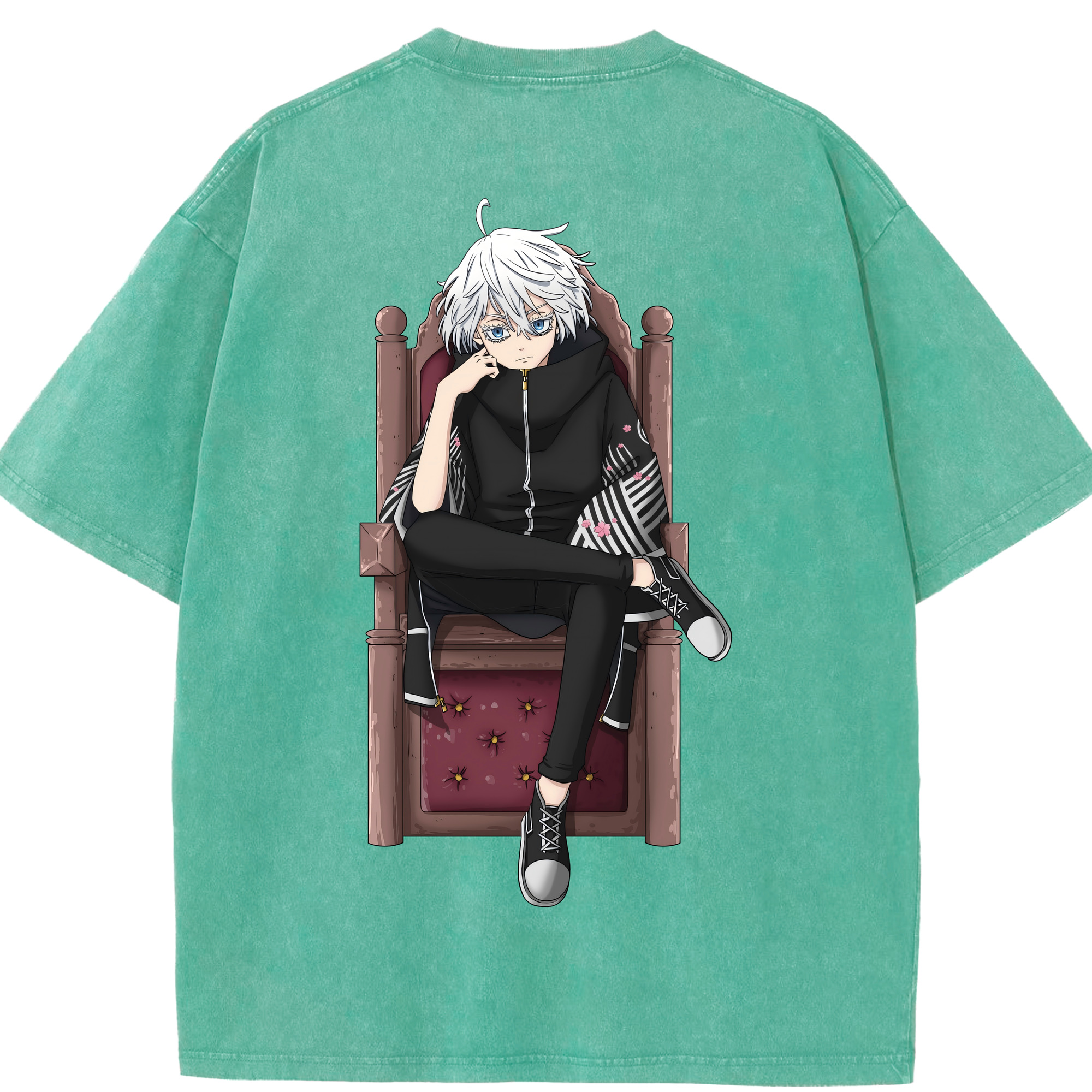 （画像用） 東京リベンジャーズ Tokyo Revengers 綿100% ヴィンテージ風 半袖Tシャツ（背面プリント）